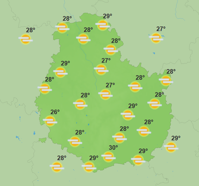 Météo : Jusqu’à 33°C ce week-end en Côte-d’Or